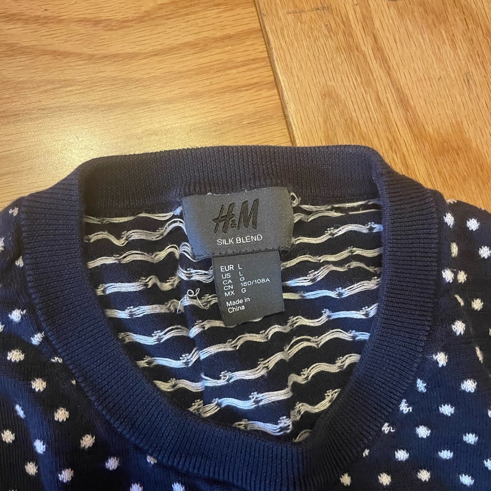 H&M silk blend sweater